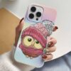 Kış Kombinli Baykuş Tasarımlı Silikon Telefon Kılıfı