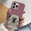 Sevimli Pug Tasarımlı Silikon Telefon Kılıfı