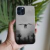Death Note Ryuk Mezar Üstü Uçuş Baskılı Tasarımlı Silikon Telefon Kılıfı