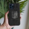 Attack On Titan Scouting Legion Logo Baskılı Tasarımlı Silikon Telefon Kılıfı