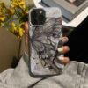S Your Day Yarı Kelebek Kanadı Baskılı Silikon Telefon Kılıfı