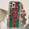 Gucci Yılan Deseni Tasarımlı Silikon Telefon Kılıfı