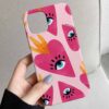 Heart Evil Eye Tasarımlı Silikon Telefon Kılıfı