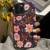 Gece Sefası Çiçeği Tasarımlı Silikon Telefon Kılıfı