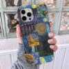 Van Gogh Unutulmaz Tablolar Kolajı Baskılı Silikon Telefon Kılıfı