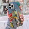 Newyork Sokaklarında Van Gogh Baskılı Silikon Telefon Kılıfı