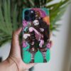 Demon Slayer Nezuko Ve Tanjiro Baskılı Tasarımlı Silikon Telefon Kılıfı