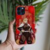 Demon Slayer Kyojuro Rengoku Baskılı Tasarımlı Silikon Telefon Kılıfı