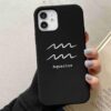 Aquairus Burç Baskılı Silikon Telefon Kılıfı
