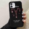 I Am Aries Burç Baskılı Silikon Telefon Kılıfı