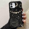 Gezegenler Yıldız Haritası Baskılı Silikon Telefon Kılıfı