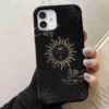 Eller İçinde Güneş Baskılı Silikon Telefon Kılıfı