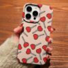 Kalp Şekerleri Tasarımlı Silikon Telefon Kılıfı
