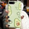 Sevimli Avokadolar Tasarımlı Silikon Telefon Kılıfı