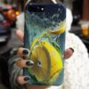 Suya Desen Limon Tasarımlı Silikon Telefon Kılıfı
