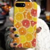 Dilim Turunçgiller Tasarımlı Silikon Telefon Kılıfı