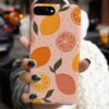 Limon Ve Dilimleri Tasarımlı Silikon Telefon Kılıfı
