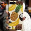 Coconut And Pineapple Tasarımlı Silikon Telefon Kılıfı
