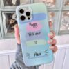 Happy With What Tasarımlı Silikon Telefon Kılıfı