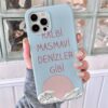 Kalbi Masmavi Denizler Gibi Tasarımlı Silikon Telefon Kılıfı