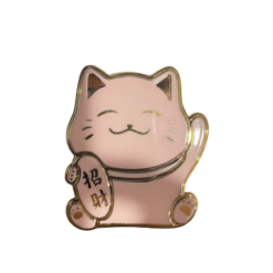 Pembe Kedi Telefon Kılıfı Standı