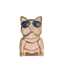 Pembe Köpek Telefon Kılıfı standı