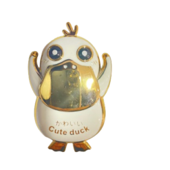 Penguen Beyaz Telefon Kılıfı Standı