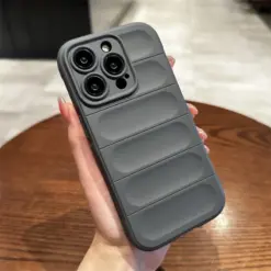 Alternative view of Optimum Çizgi Desenli Silikon Telefon Kılıfı