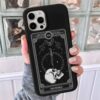 The World Skeleton Tarrot Card Tasarımlı Silikon Telefon Kılıfı