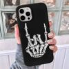 Rock And Roll Skeleton Tasarımlı Silikon Telefon Kılıfı