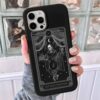 Priestess Skeleton Tarrot Card Tasarımlı Silikon Telefon Kılıfı