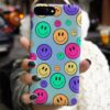 Renkli Gülüşler Tasarımlı Silikon Telefon Kılıfı