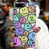 Renkli Smile Tasarımlı Silikon Telefon Kılıfı