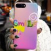 Renk Geçişli Smile Tasarımlı Silikon Telefon Kılıfı