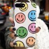 Renkli Smile Tasarımlı Silikon Telefon Kılıfı