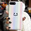 Rainbow Smile Tasarımlı Silikon Telefon Kılıfı