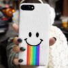 Rainbow Smile Tasarımlı Silikon Telefon Kılıfı