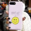 Whats Up Smile Tasarımlı Silikon Telefon Kılıfı