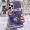 Space The Adventure Tasarımlı Silikon Telefon Kılıfı