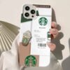 Starbucks Mocha Tasarımlı Silikon Telefon Kılıfı