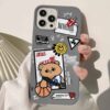Basketball Sticker Tasarımlı Silikon Telefon Kılıfı