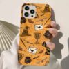 Harry Potter Orange Sticker Tasarımlı Silikon Telefon Kılıfı