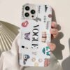 Vogue Sticker  Tasarımlı Silikon Telefon Kılıfı