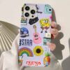 Sponge Sticker Tasarımlı Silikon Telefon Kılıfı