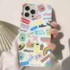 Sunshine Sticker Tasarımlı Silikon Telefon Kılıfı