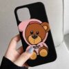 Bieber Teddy Tasarımlı Silikon Telefon Kılıfı