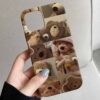Teddy Kolaj Tasarımlı Silikon Telefon Kılıfı