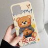Happy Bear Tasarımlı Silikon Telefon Kılıfı