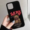 Sexy Teddy Tasarımlı Silikon Telefon Kılıfı