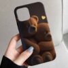 Lovely Teddy Tasarımlı Silikon Telefon Kılıfı